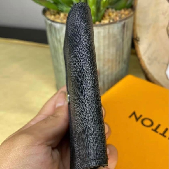 Auth Louis Vuitton Graphite 6 key holder/wallet. - Picture 7 of 10